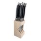Laguiole Steak Knife Block Set 6 Black