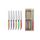 Laguiole Table Knife Set 6 Coloured Prl