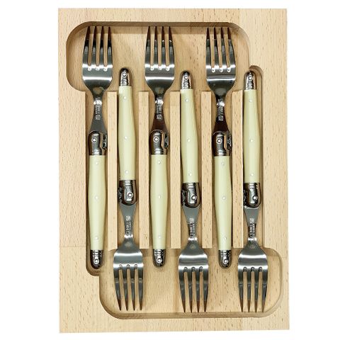 Verdier Fork Set 6 Ivory