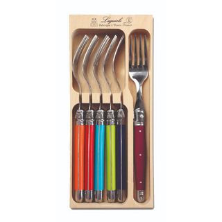 Laguiole Fork Set 6 Multi