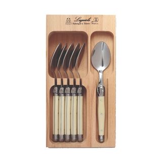 Laguiole Teaspoons Set 6 Ivory