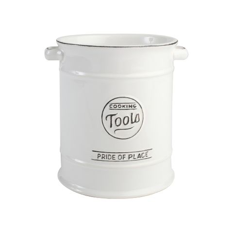 PoP White Utensils Jar