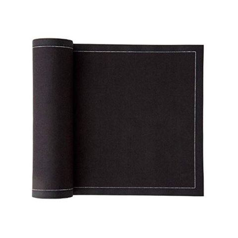 Mydrap Black Fabric Napkins 25 On Roll