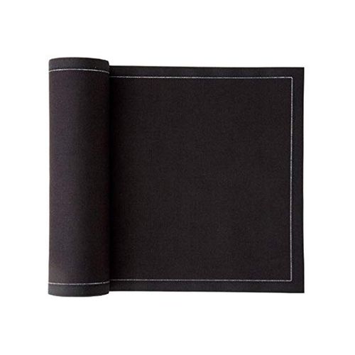 Mydrap Black Fabric Napkins 25 On Roll