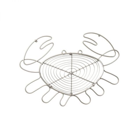 T&G Ocean Crab Trivet Satin Grey