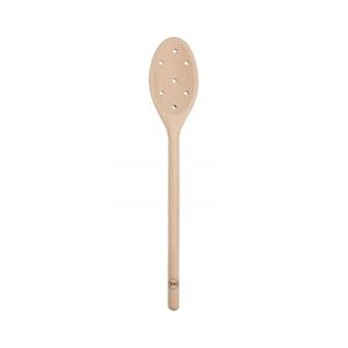 T&G SPOON WITH HOLES BEECH 300MM (6)