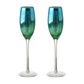 Artland Peacock Champagne Flute Set Of 2