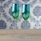 Artland Peacock Champagne Flute Set Of 2