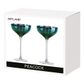 Artland Peacock Champange Saucer Set 2