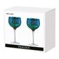 Artland Peacock Gin Glass Set Of 2