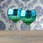 Artland Peacock Gin Glass Set Of 2