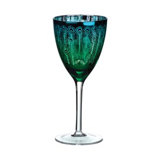 Artland Peacock Wine Glass Set Of 2