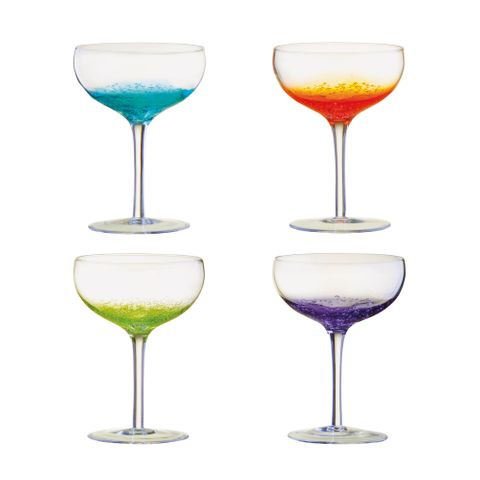 Asd Fizz Champagne Saucer Set 4