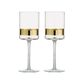 Asd Soho Wine Glass Gold Set 2