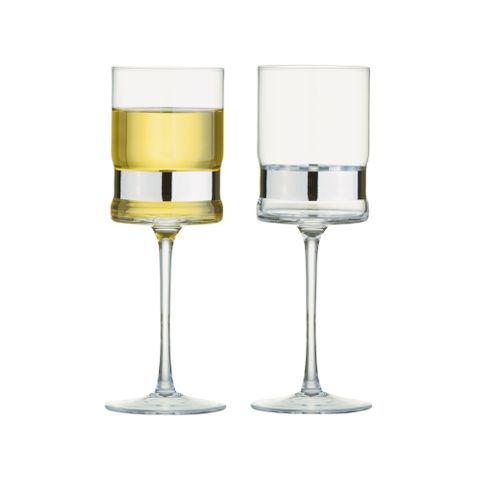 Asd Soho Wine Glass Silver Set2