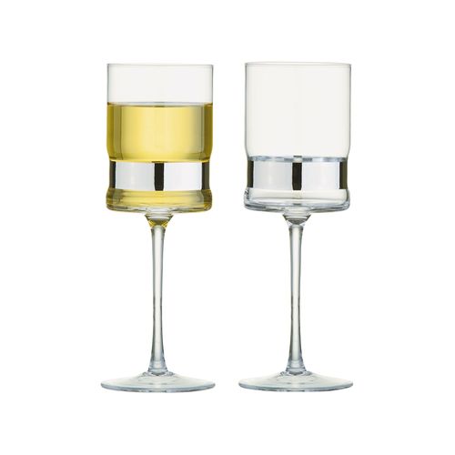 Asd Soho Wine Glass Silver Set 2