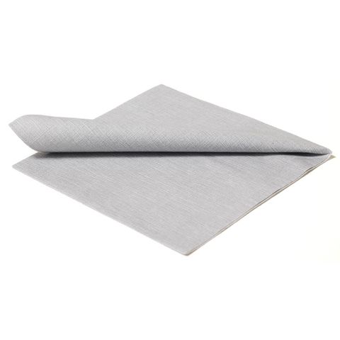 The Napkins Plain Dinner Silver Grey (3)