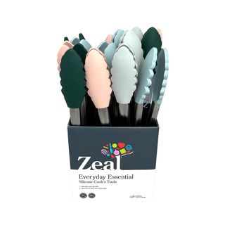 Zeal Tongs 10" Silicone Head (15)