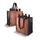 Pulltex Wood Pattern Wine Carrier Bag