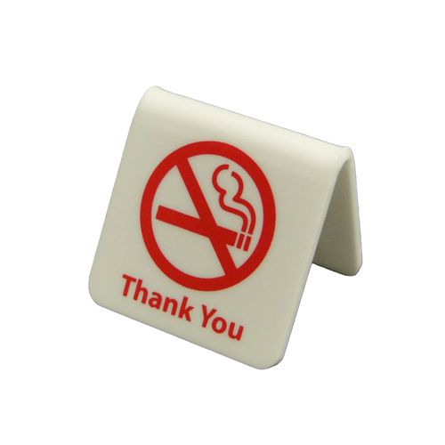No Smoking Signs White/red