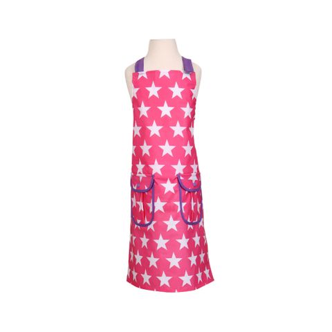 Dexam Childerns Pvc Apron Star Pink