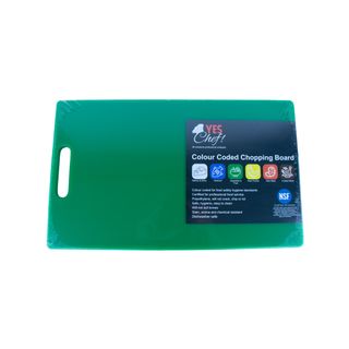 Chopping Board Lg+ 450x300mm Green W/han