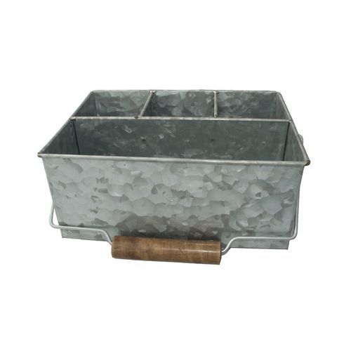 Table Caddy 4 Compartment Galvanised