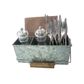 Table Caddy 4 Compartment Galvanised