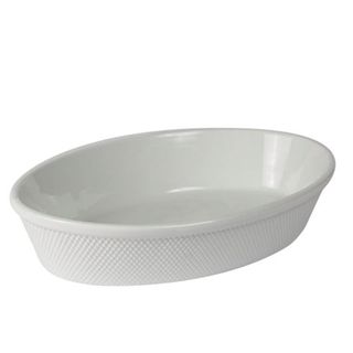 BIA OVAL BAKER WITH DIAMOND TEXTURE
