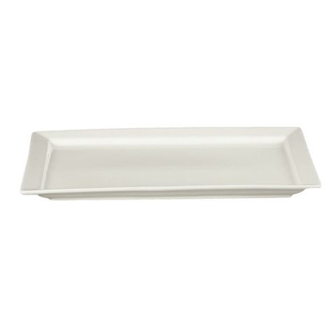 Bistro Rect Platter 36.5x18x1.8cm Cream