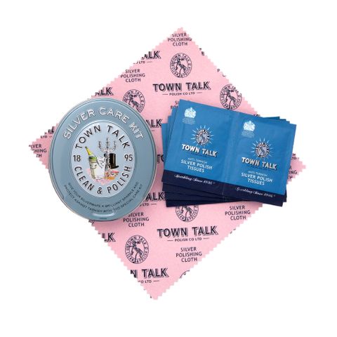 Town Talk Silver Cleaning Kit In Tin (6)