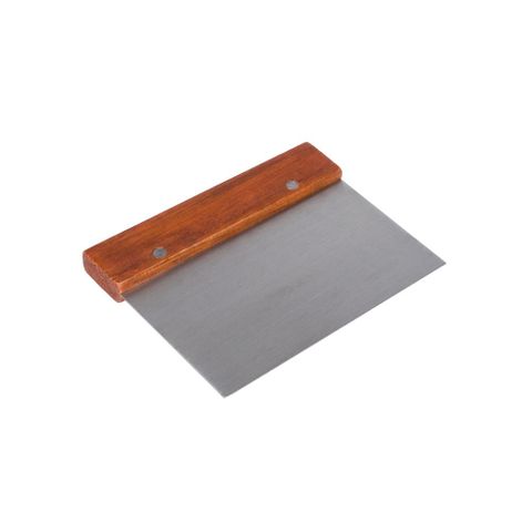 Dough Scraper Ss/wood Handle 15x7cm
