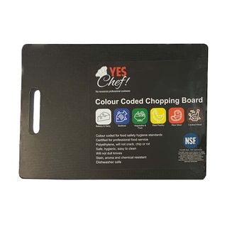 Chopping Board 270x200x12mm Black Condim