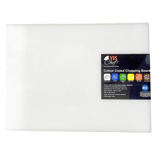 Chopping Board Xl 508x381 White X13mm