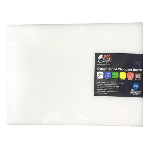 Chopping Board Xl 508x381mm White X19mm