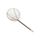 Skimmer Round Mesh 20cm Chrome