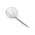 Skimmer Round Mesh 23cm  Chrome