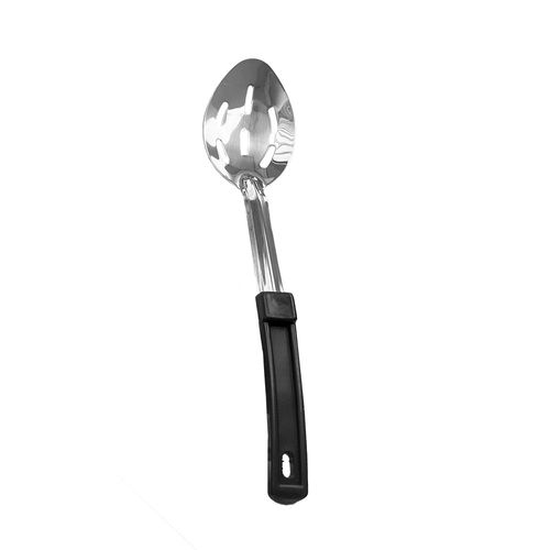 Spoon Slotted 34cm Black Handle