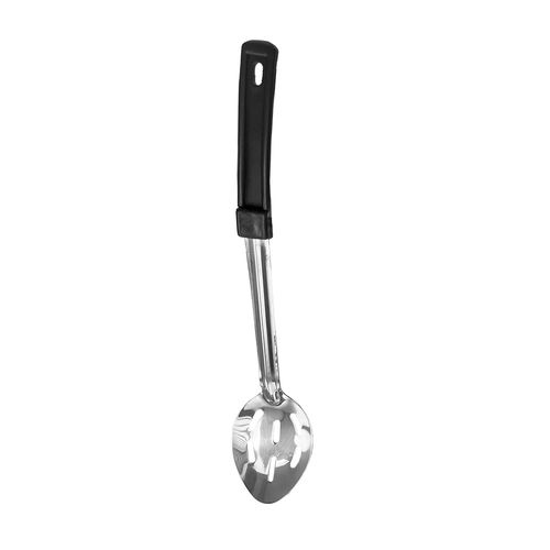 Spoon Slotted 39cm Black Handle