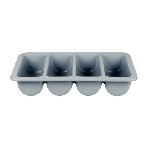 Cutlery Box 4 Comp Grey