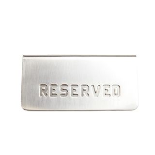 Reserved Signs Stainless Steel A Frame
