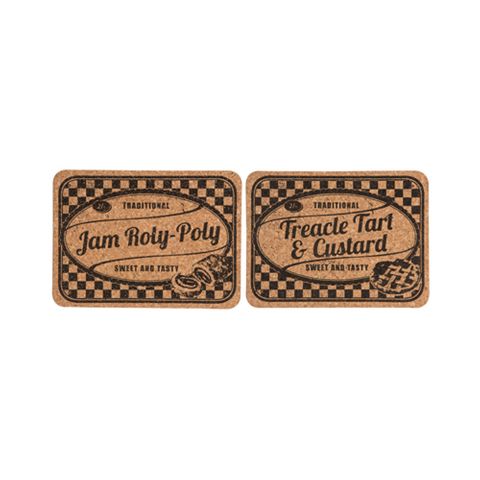 CORK TABLE MATS JAM ROLY POLY