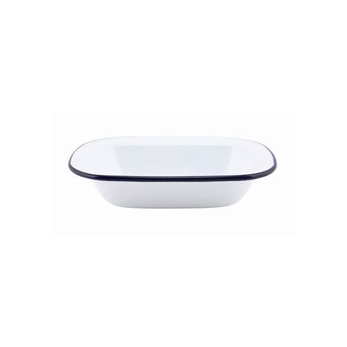 Falcon Pie Dish Oblong Enamelware 24cm