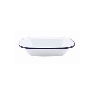 Falcon Pie Dish Oblong Enamelware 24cm