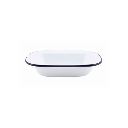 Falcon Pie Dish Oblong Enamelware 18cm