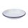 Rice/pasta Plate Enamelware White 18cm