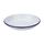 Rice/pasta Plate Enamelware White 18cm