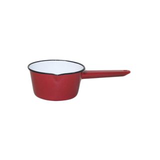 Falcon Milk Pan Enamelware Red 14cm