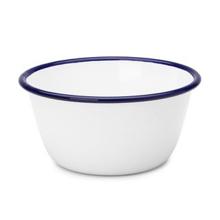 Falcon Pudding Basin Enamelware Wht 12cm