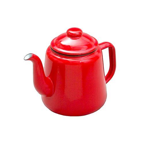 Falcon Teapot Enamelware Red 1.3 Litre